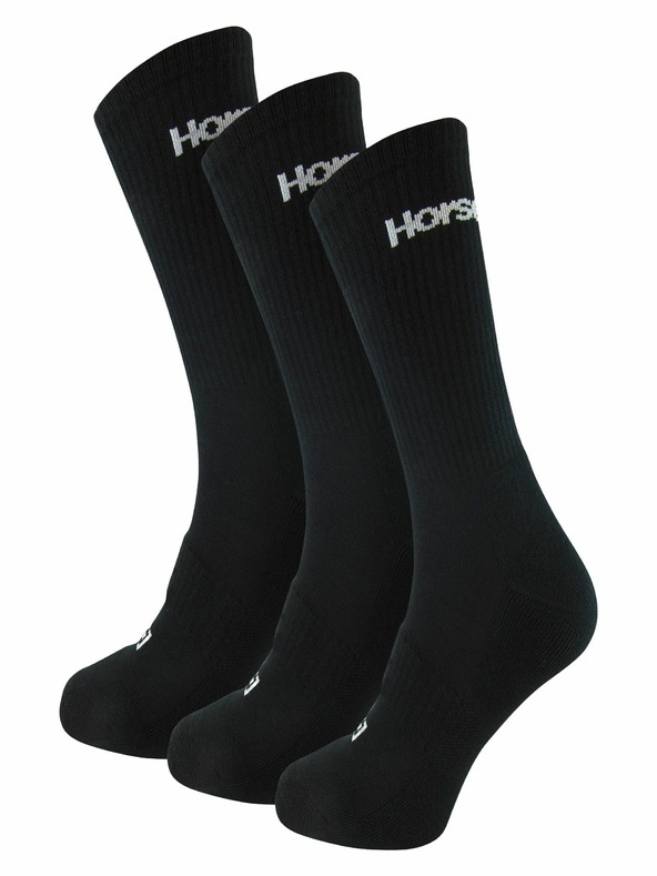 Horsefeathers Delete Premium 3Pack Socks - čierne veľkosť 11 - 13 HORSEFEATHERS