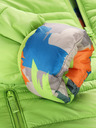 ALPINE PRO Detská obojstranná bunda hi-therm ALPINE PRO DOUWO zelená