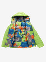 ALPINE PRO Detská obojstranná bunda hi-therm ALPINE PRO DOUWO zelená