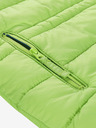 ALPINE PRO Detská obojstranná bunda hi-therm ALPINE PRO DOUWO zelená
