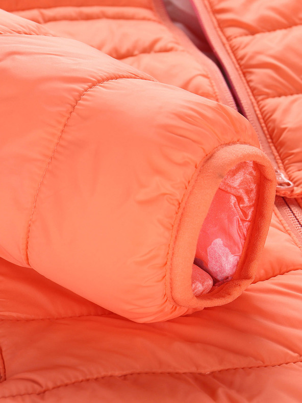 ALPINE PRO Detská obojstranná bunda hi-therm ALPINE PRO DOUWO oranžová