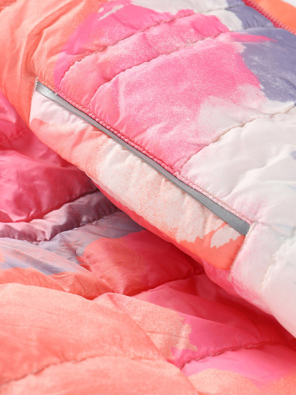 ALPINE PRO Detská obojstranná bunda hi-therm ALPINE PRO DOUWO oranžová