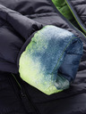 ALPINE PRO Detská obojstranná bunda hi-therm ALPINE PRO DOUWO modrá