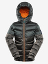 ALPINE PRO Detská hi-thermová bunda s impregnáciou ALPINE PRO GROLLO neutrálna / zemitá