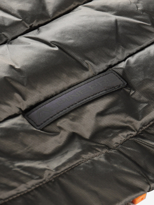 ALPINE PRO Detská hi-thermová bunda s impregnáciou ALPINE PRO GROLLO neutrálna / zemitá