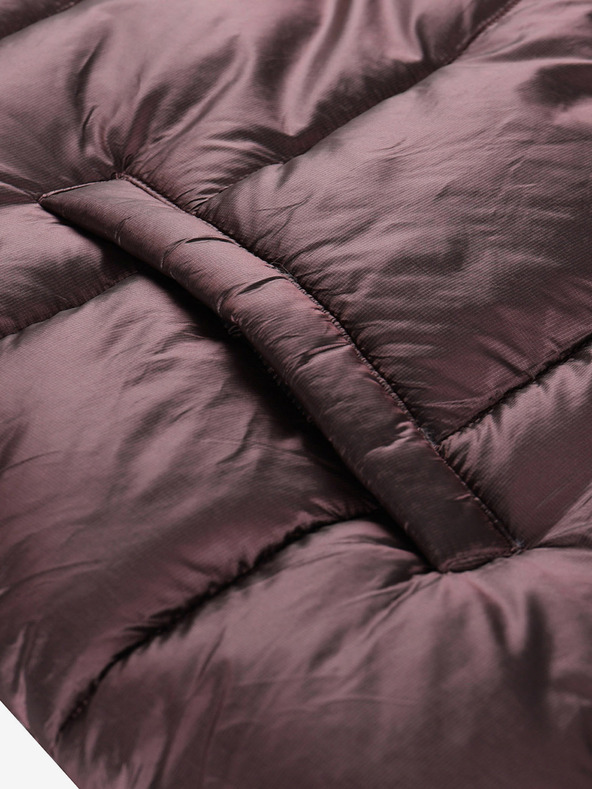 ALPINE PRO Dámska dlhá prešívaná vesta s wr ALPINE PRO UREFA ružová