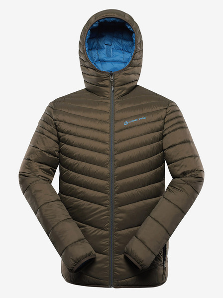 ALPINE PRO Zelená pánska obojstranná bunda Hi-Therm Alpine Pro Eroma