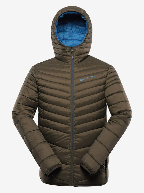 ALPINE PRO Zelená pánska obojstranná bunda Hi-Therm Alpine Pro Eroma