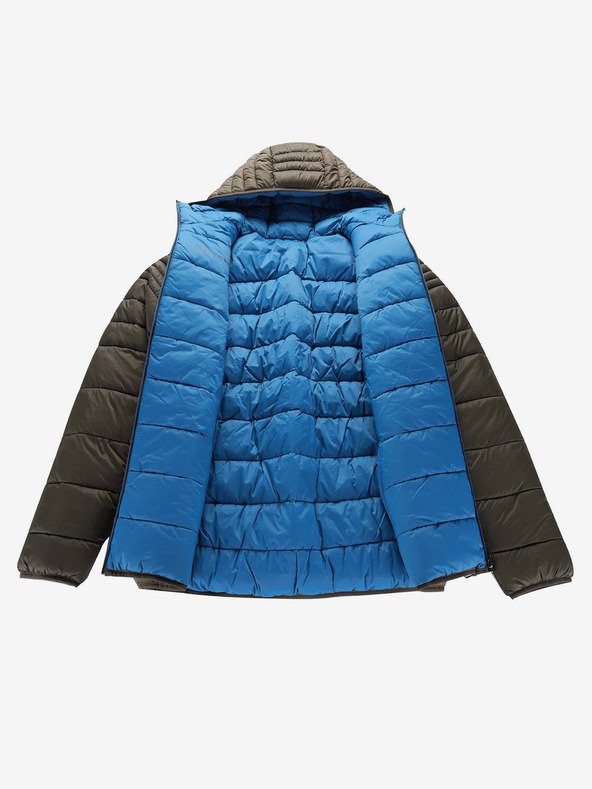 ALPINE PRO Zelená pánska obojstranná bunda Hi-Therm Alpine Pro Eroma