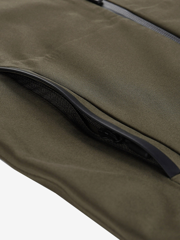 ALPINE PRO Detská softshellová bunda Alpine Pro Jerdo Green s membránou