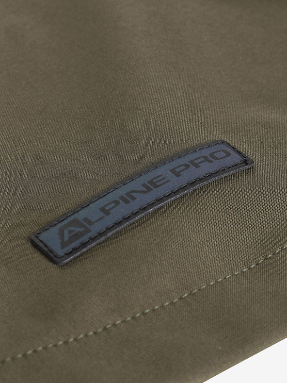 ALPINE PRO Detská softshellová bunda Alpine Pro Jerdo Green s membránou