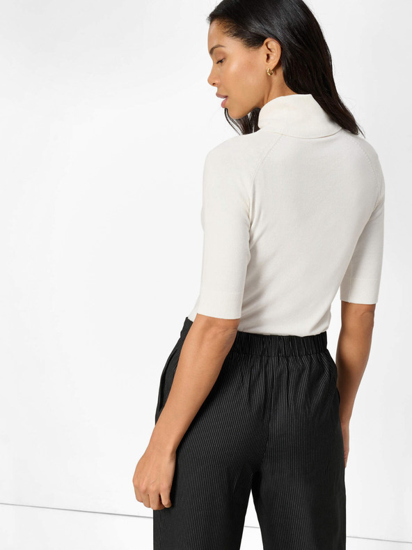 Orsay Biely rolák s trojštvrťovými rukávmi ORSAY