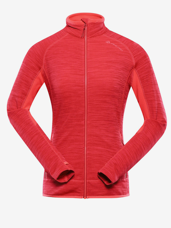 ALPINE PRO Dámska rýchloschnúca mikina Alpine Pro ONNECA Pink