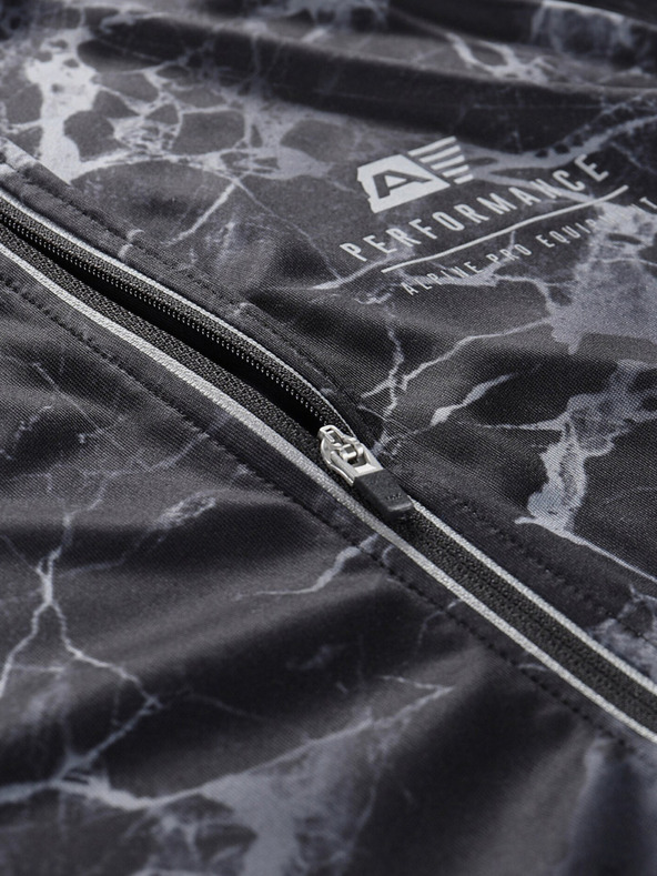 ALPINE PRO Alpine Pro SAGEN Šedé cyklistické tričko