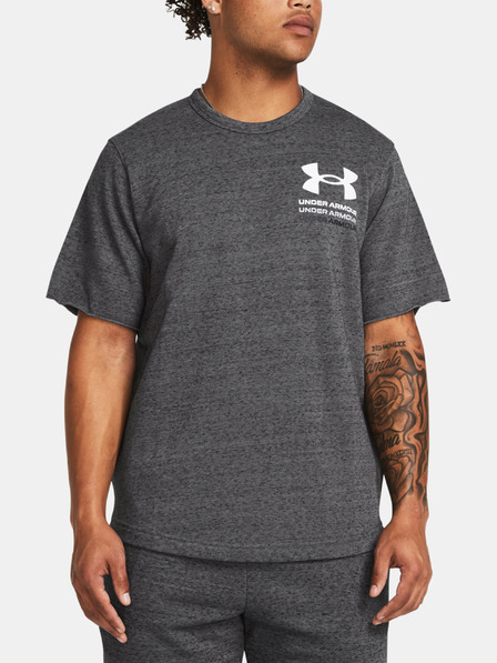 Under Armour Pánske tričko Under Armour UA Rival Terry SS Colorblock