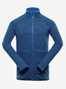 ALPINE PRO Modrá pánska rýchloschnúca mikina s cool-dry Alpine Pro ONNEC
