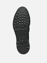 Geox Čierne dámske mokasíny Geox Walk Pleasure