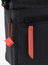 Hedgren Čierna dámska taška Hedgren Eye M Bag Creased Black/Coral