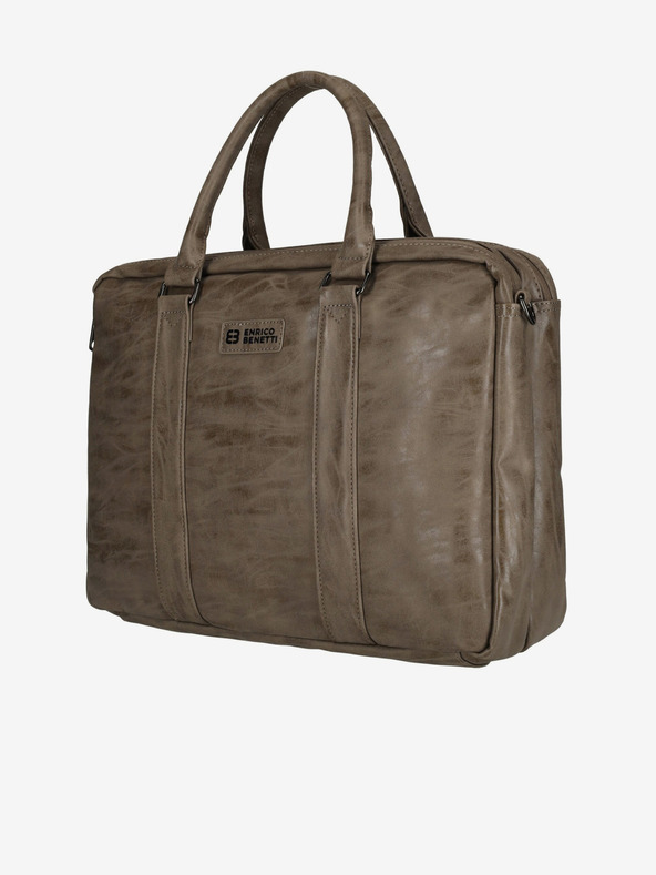 Enrico Benetti Enrico Benetti Rotterdam 15" taška na notebook Medium Taupe