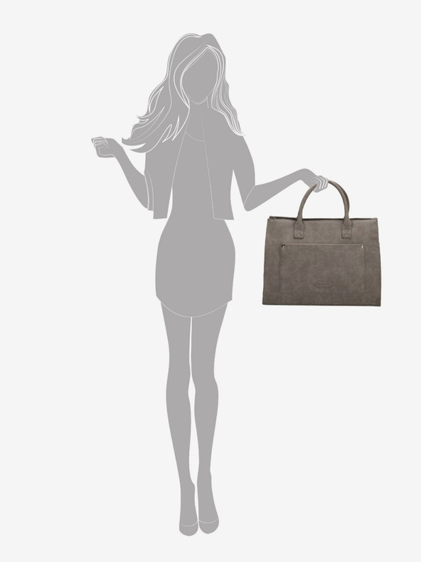 Enrico Benetti Taška Enrico Benetti Bobbi 66523 Medium Grey