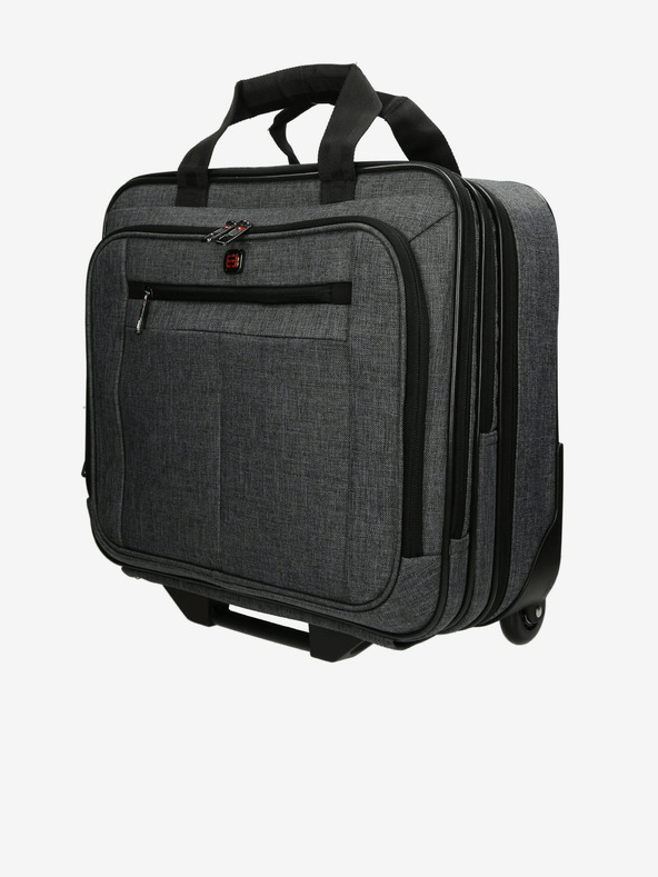 Enrico Benetti Enrico Benetti Frankfurt Notebook Trolley 24 l Grey