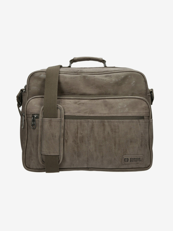 Enrico Benetti Enrico Benetti Rotterdam 15" taška na notebook 20 l Medium Taupe