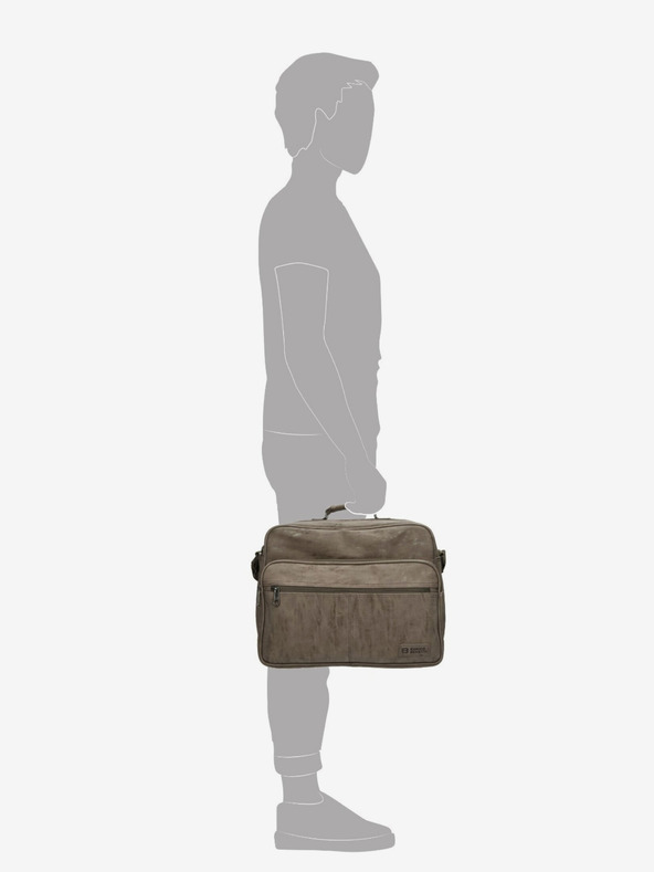 Enrico Benetti Enrico Benetti Rotterdam 15" taška na notebook 20 l Medium Taupe