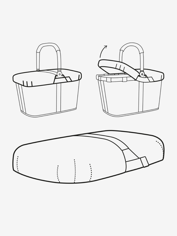 Reisenthel Čierny obal na tašku Reisenthel CarryBag