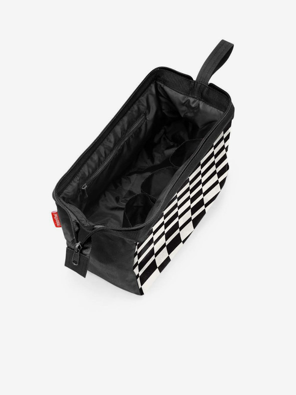 Reisenthel Čiernobiela dámska kozmetická taška Reisenthel Travelcosmetic Op-Art