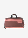 Travelite Pudrová dámska taška na kolieskach Travelite Viia Duffle Bag Rose
