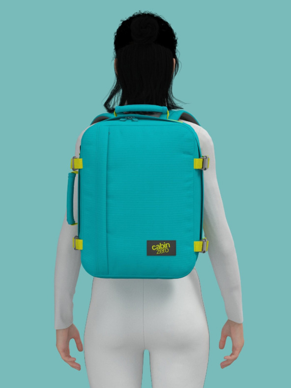 CabinZero Tyrkysový batoh CabinZero Classic 28L Aqua lagoon