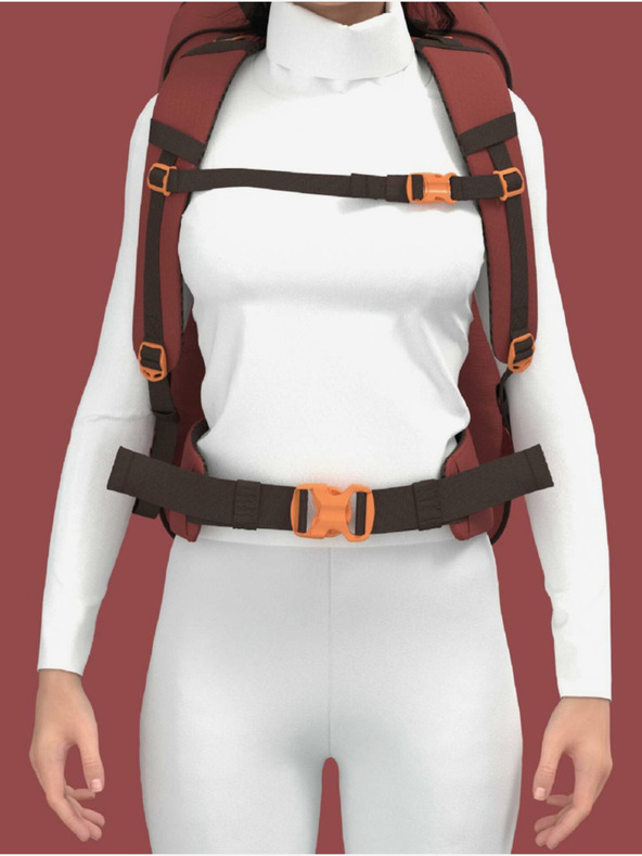 CabinZero Batoh CabinZero Adv 42L Sangria red