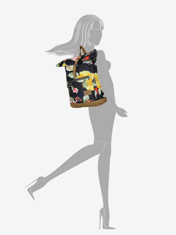 Enrico Benetti Santiago 15" Notebook Backpack Multi Roses Batoh