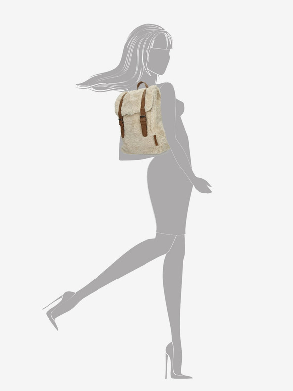 Enrico Benetti Batoh Enrico Benetti Teddy Tablet Backpack Off-White