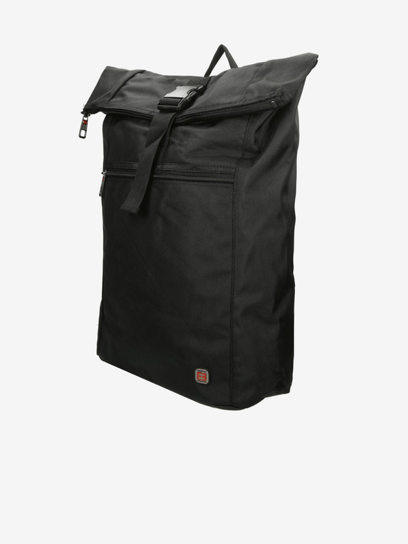 Enrico Benetti Enrico Benetti Cornell 17" batoh na notebook Roll Top Black