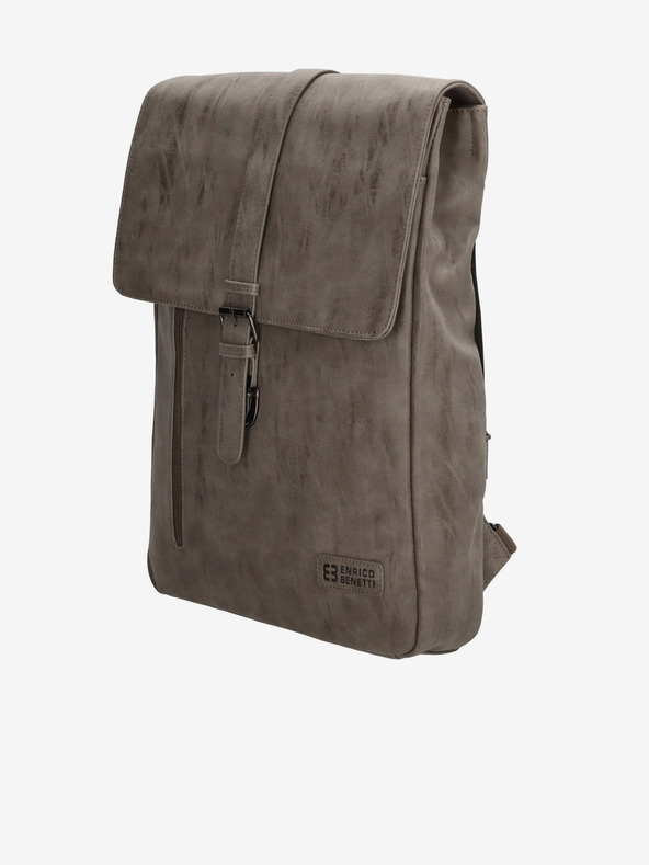 Enrico Benetti Batoh Enrico Benetti Rotterdam 17" batoh na notebook Medium Taupe