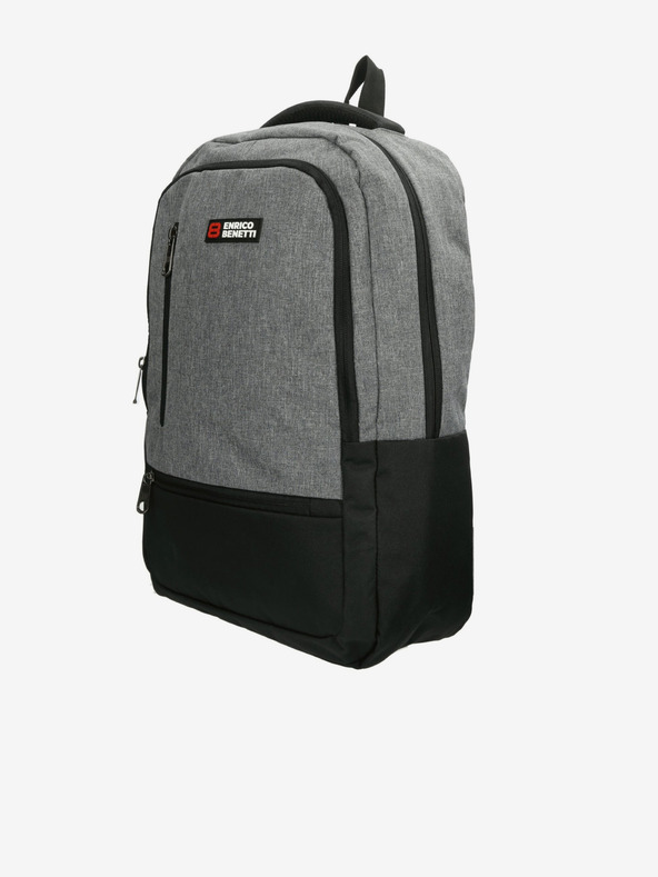 Enrico Benetti Batoh Enrico Benetti Hamburg 15" batoh na notebook Light Grey
