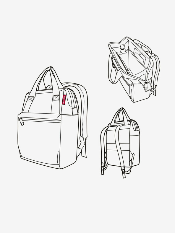 Reisenthel Dámsky batoh Reisenthel Allrounder R Large Black