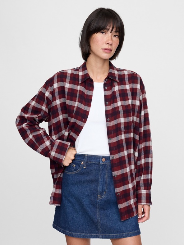 GAP Oversize flanelová košeľa Big Shirt