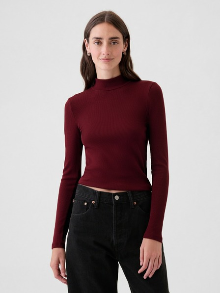 GAP Rebrované crop tričko