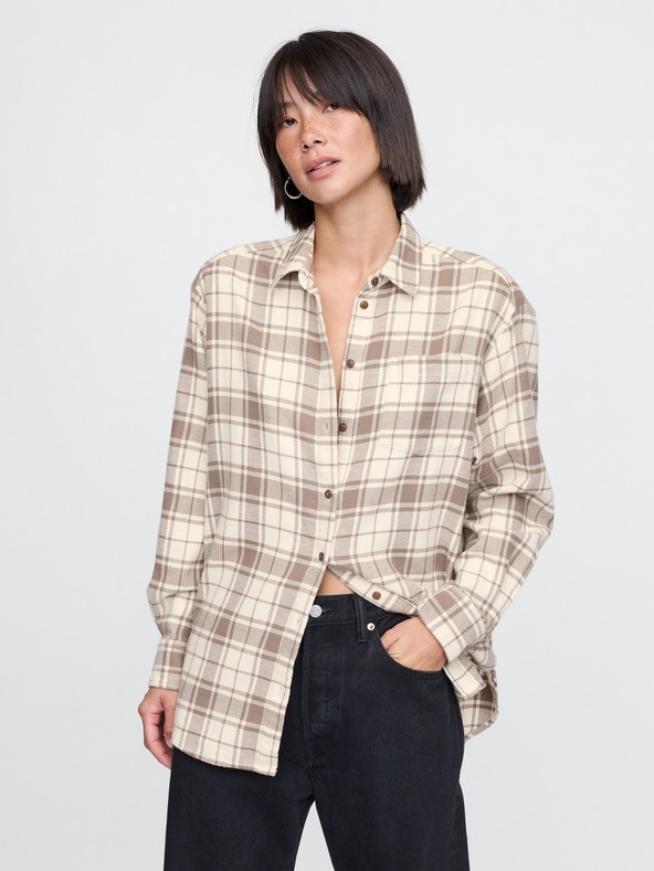 GAP Oversize flanelová košeľa Big Shirt GAP