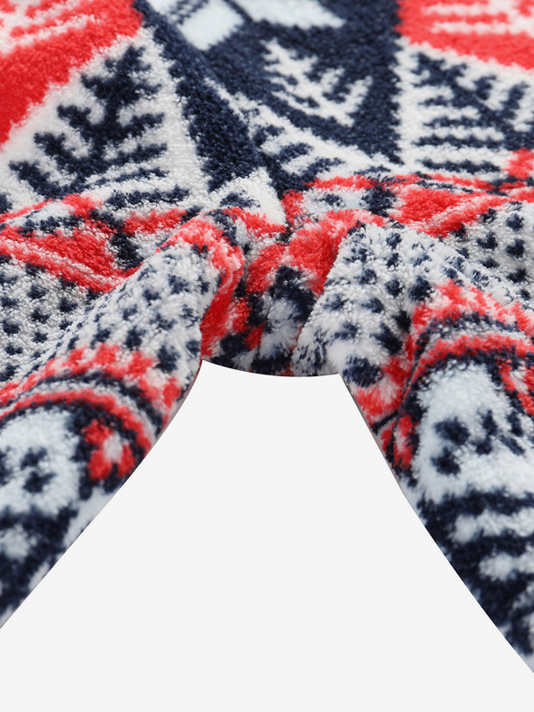 ALPINE PRO Dámska červeno-modrá mikina Supratherm Alpine Pro Eflina