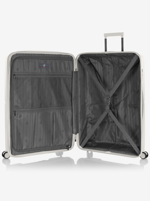 Heys Biely cestovný kufor Heys Airlite L