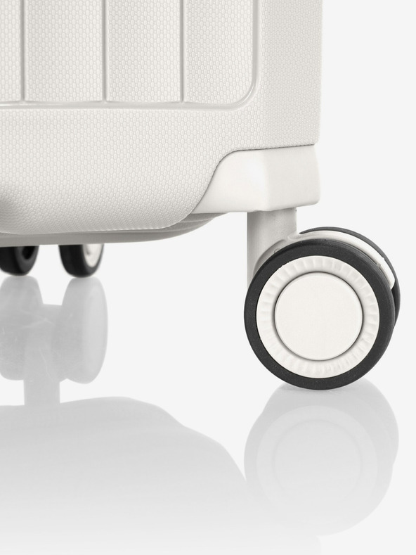 Heys Biely cestovný kufor Heys Airlite L