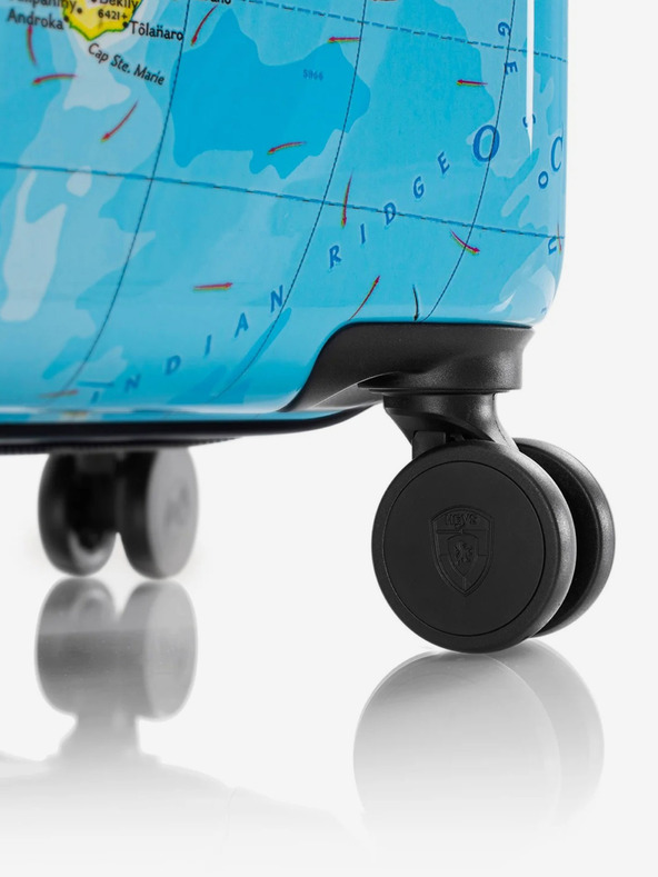 Heys Modrý vzorovaný cestovný kufor Heys Journey 3G S