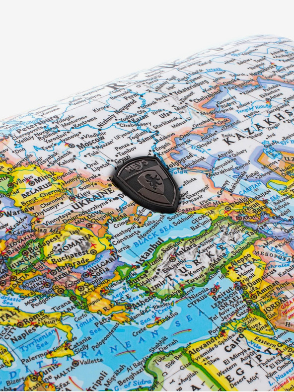 Heys Modrý vzorovaný cestovný kufor Heys Journey 3G S