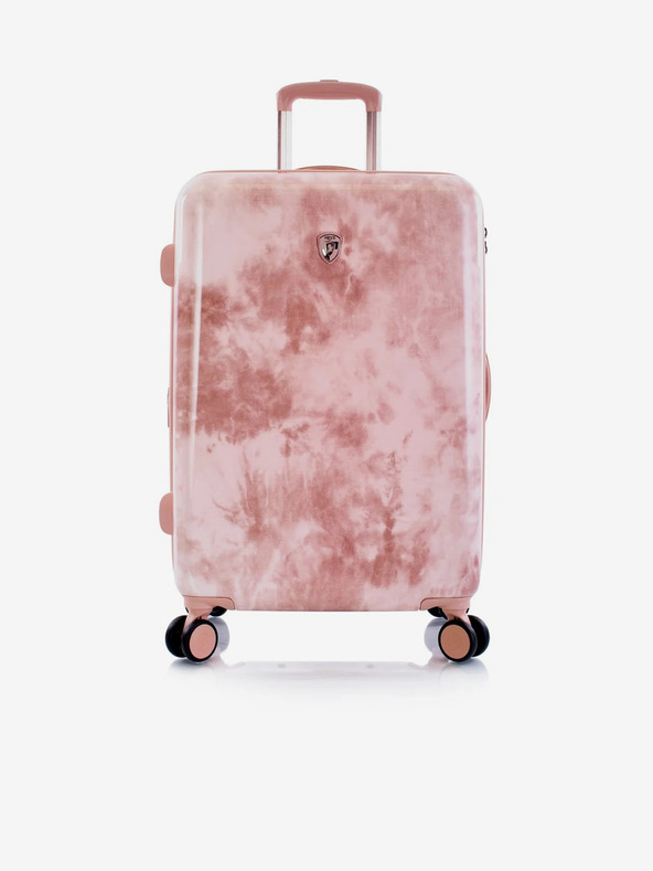 Heys Ružový vzorovaný cestovný kufor Heys Tie-Dye M