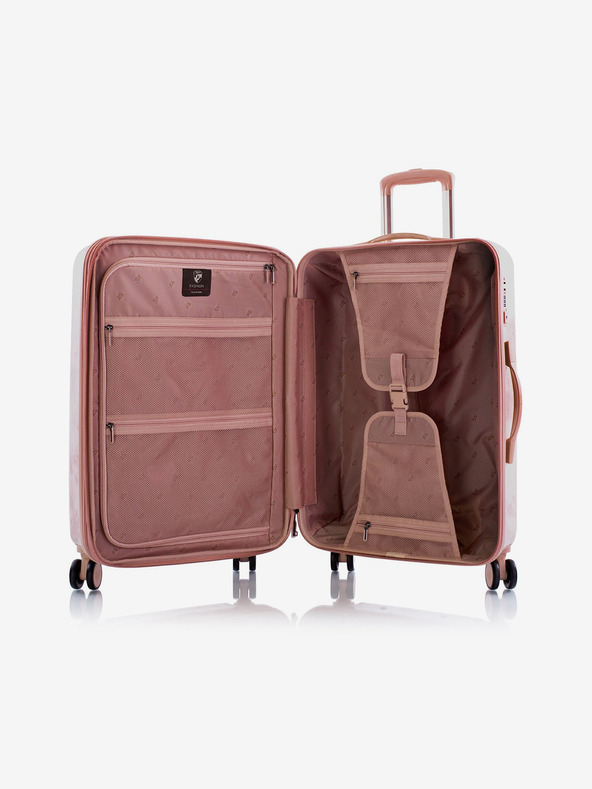 Heys Ružový vzorovaný cestovný kufor Heys Tie-Dye M