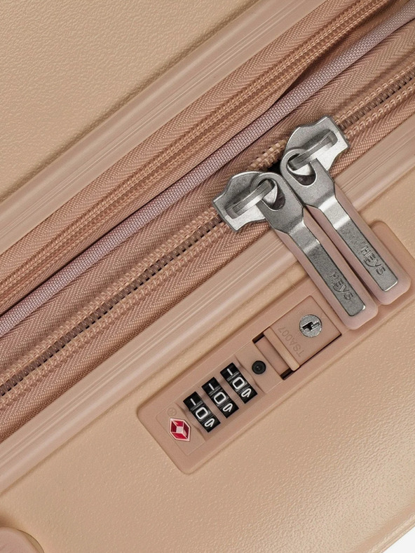 Heys Svetlohnedý cestovný kufor Heys Pastel M