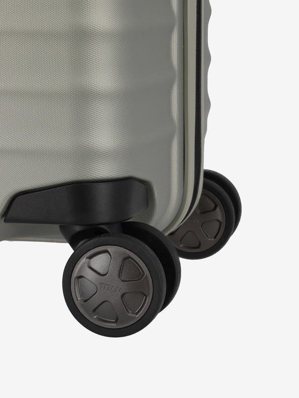 Titan Béžový cestovný kufor Titan Litron S